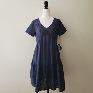 Knox Rose Midnight Lace Mini Dress